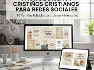 Pack de Diseños Gráficos Cristianos para Redes Sociales